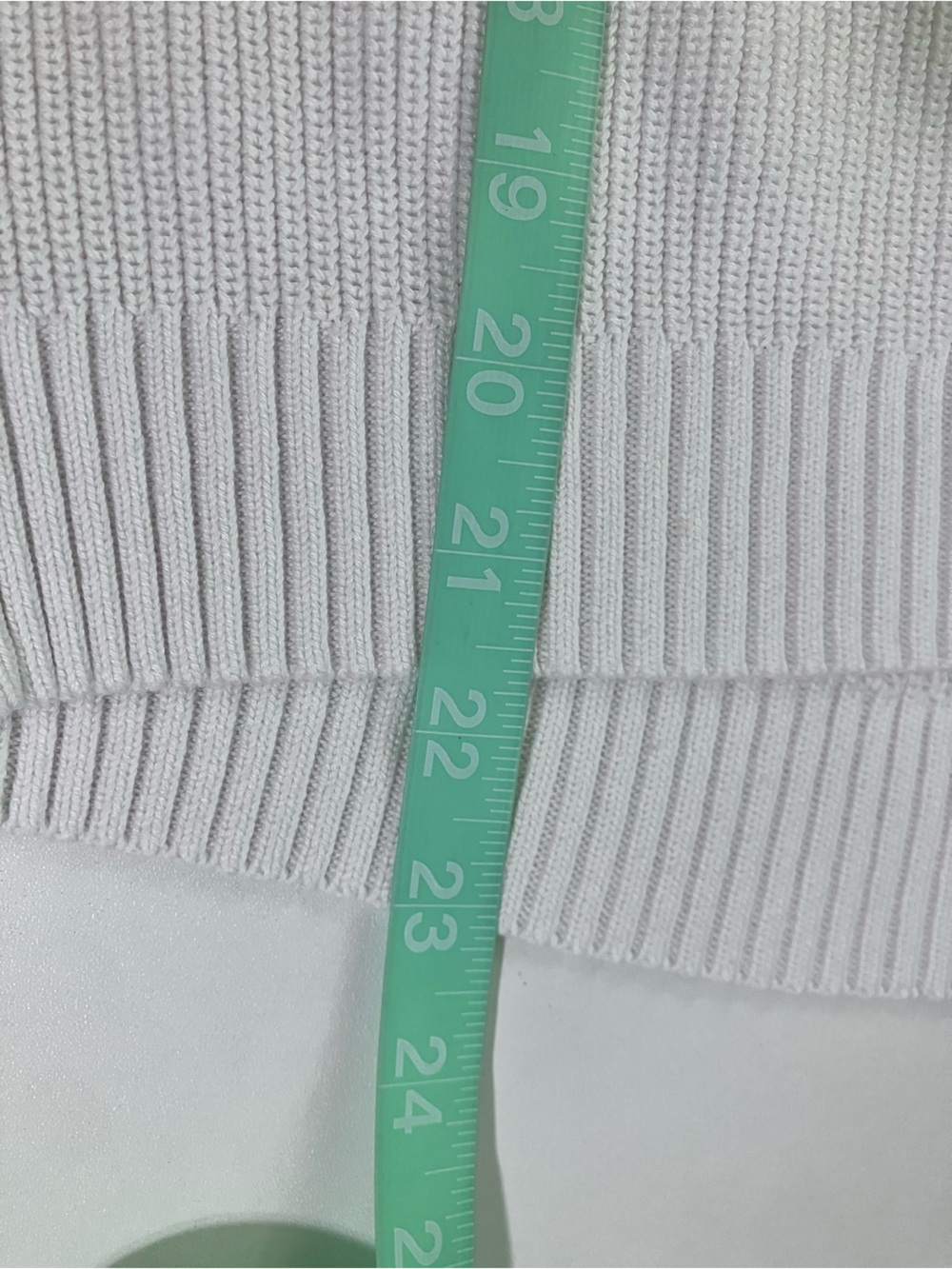 Banana Republic White Boat Neck Cotton Blend Sweater Size Medium - Picture 5 of 5